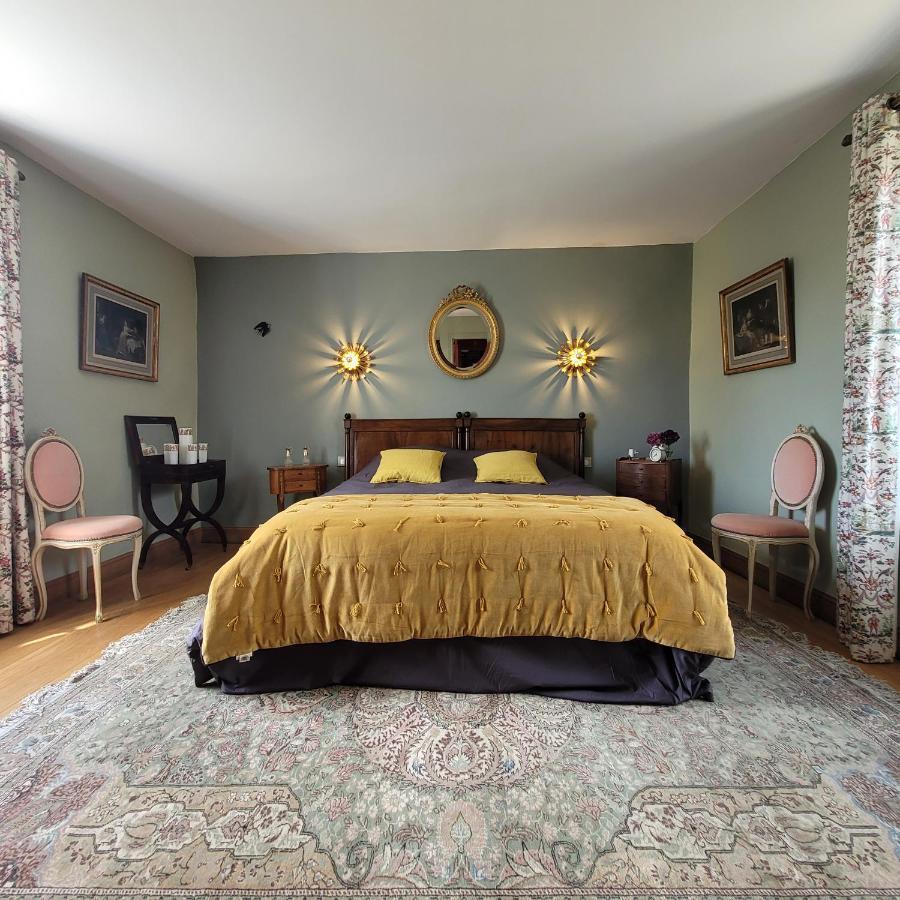 Gite De Charme Au Manoir Du Plessis-Quinquis Sainte-Seve Dış mekan fotoğraf