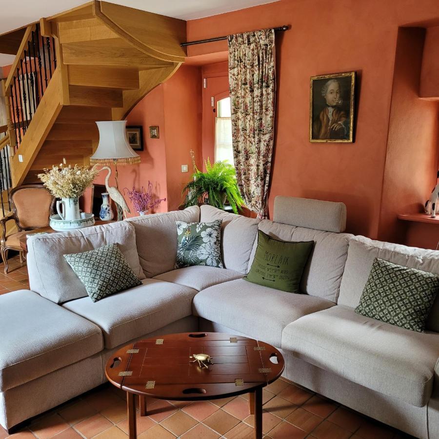 Gite De Charme Au Manoir Du Plessis-Quinquis Sainte-Seve Dış mekan fotoğraf